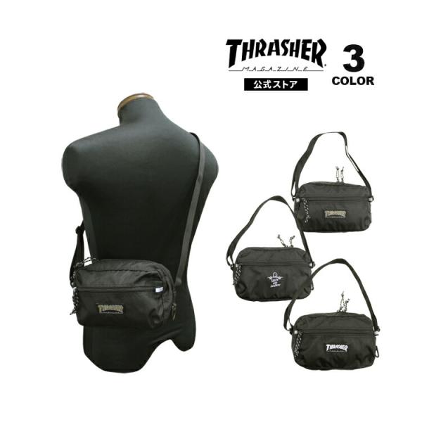 THRASHERバッグセット 新品未使用品 THRASHER（スラッシャー） ショルダー バッグ THRASHER BENCHMARK MINI