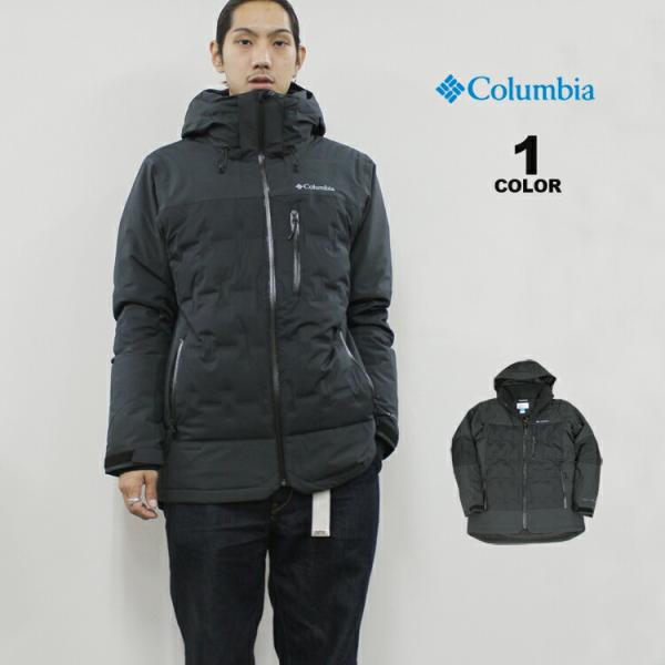 Columbia - Columbia ダウンジャケット フーディー ダブルジップ アウトドア M 黒 Columbia SALE コロンビア ダウン ジャケット COVE TO STREAM