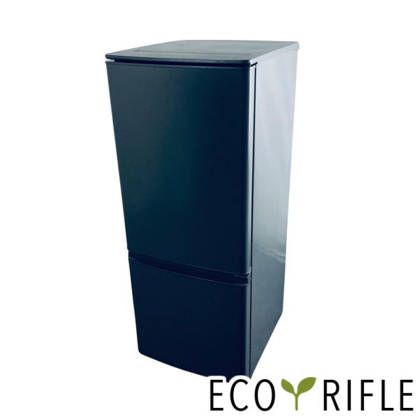 ID:rc12451 三菱 MITSUBISHI 冷蔵庫 一人暮らし 中古 2021年製 2ドア 146L マットチャコール ファン式 右開き MR-P15F-H  【リユース品：状態C】【送料無料】【設置費用無料】 三菱（MITSUBISHI） 冷蔵庫 中古 MITSUBISHI MR-P15F-H 2021年製 2ドア