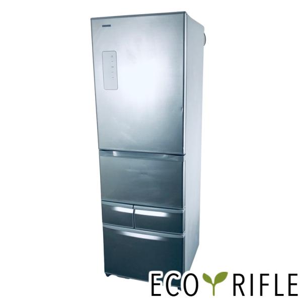 【中古】 【自社配送エリア内限定】 東芝 TOSHIBA 冷蔵庫 2018年製 5ドア 410L シルバー ファン式 右開き GR-417G(S) ファミリー 大型 400L以上 送料無料 設置無料 地域限定 埼玉 東京 千葉 神奈川 RANK_C TOSHIBA（東芝） 冷蔵庫 中古 TOSHIBA GR-417G(S) 2018年製 5ドア 410L