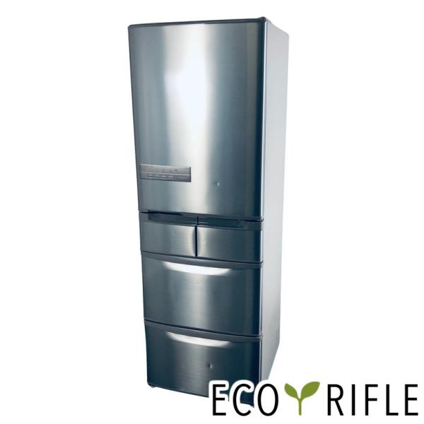 日立　冷蔵庫　R-K40G 2017 日立 冷蔵庫 中古 HITACHI R-K40G(SN) 2017年製 5ドア 401L ステンレス