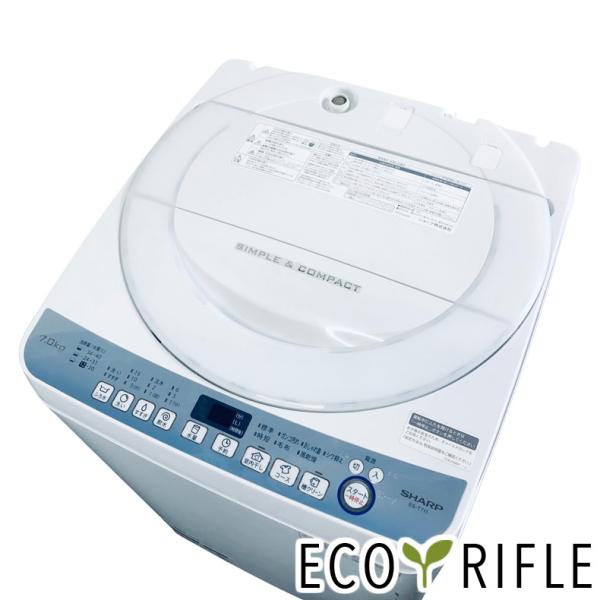 SHARP 洗濯機 中古 シャープ ES-T711-W 2019年製 7.0kg ホワイト SHARP 洗濯機 中古 シャープ ES-T711-W 2019年製 7.0kg ホワイト