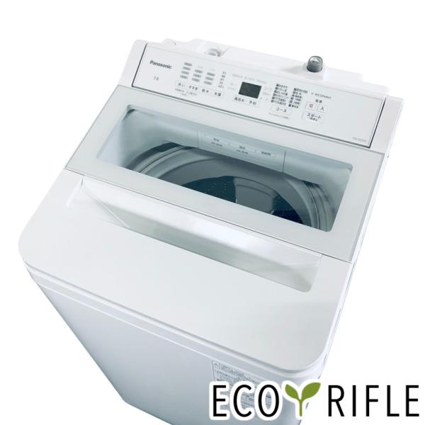 ☆中古￥19,800！Panasonic 7.0kg洗濯機 家電 NA-FA7H1型 幅57㎝x奥行