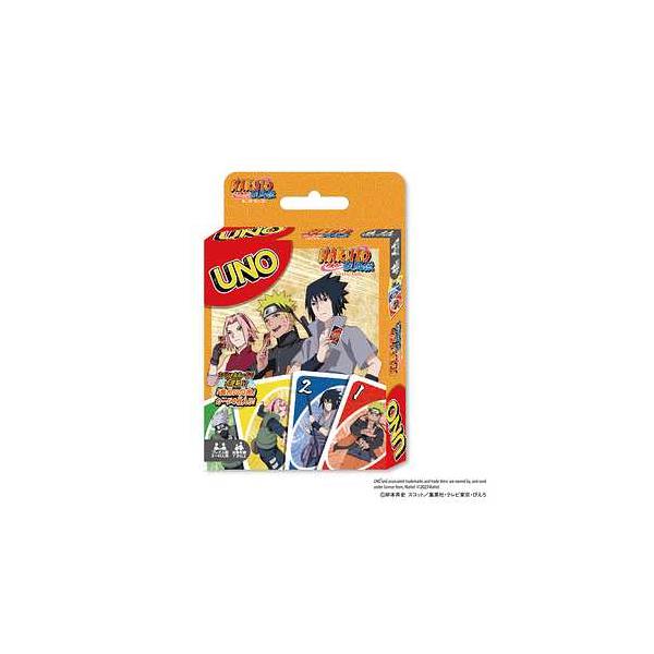 子供から大人まで、みんなで楽しめるカードゲーム『ウノ』から、NARUTO-ナルト- 疾風伝が登場！オリジナルのスペシャルルールカードを4枚収録し、一味変わった、より一層楽しめる特別なウノです。セット内容：UNOカード112枚+説明書サイズ：...