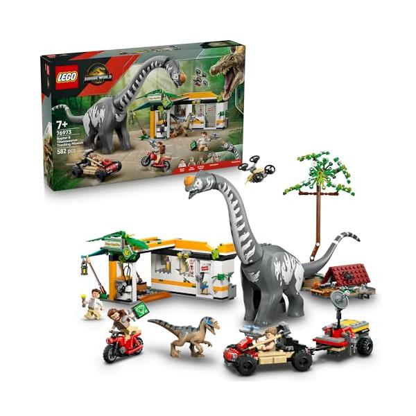 レゴ(LEGO) ジュラシック・ワールド ラプターとティタノサウルス 追跡ミッション 76973 おもちゃ 玩具 ブロック