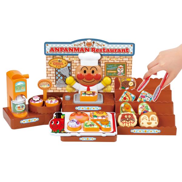 レストラン・おりょうりい〜っぱい！作って並べて選んでわくわく！ 好きなプレートを作って、アンパンマンのレストランごっこを楽しもう・対象年齢：3歳以上・(C)やなせたかし／フレーベル館・TMS・NTV