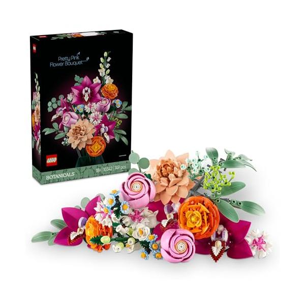 他サイト： レゴ(LEGO) ボタニカル ピンクのブーケ 10342 おもちゃ 玩具 ブロック バレンタイン 花束 造花 飾りの商品画像