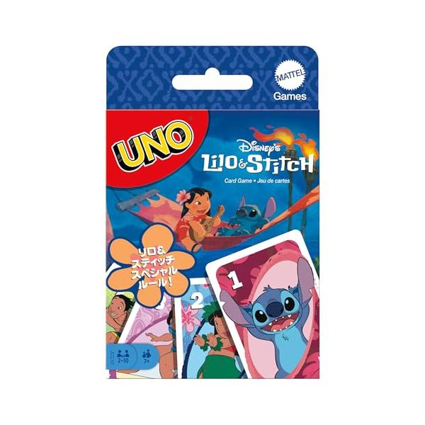 マテルゲーム(Mattel Game) ウノ(UNO) リロ＆スティッチ ゲーム パーティーグッズ カードゲーム 112枚 2-10人用 7歳か