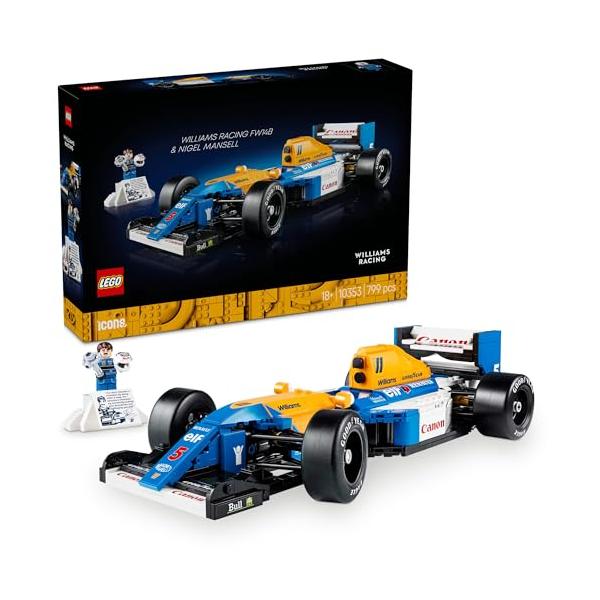 Williams Racing FW14B &amp; Nigel Mansell 10353・モデルカーコレクターへ ? 不滅の名車を愛するモータースポーツファンのために、F1レースの歴史と革新性にオマージュを捧げる組み立てモデル・セット...