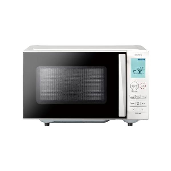 コイズミ 単機能 電子レンジ 18L フラットテーブル ヘルツフリー 自動