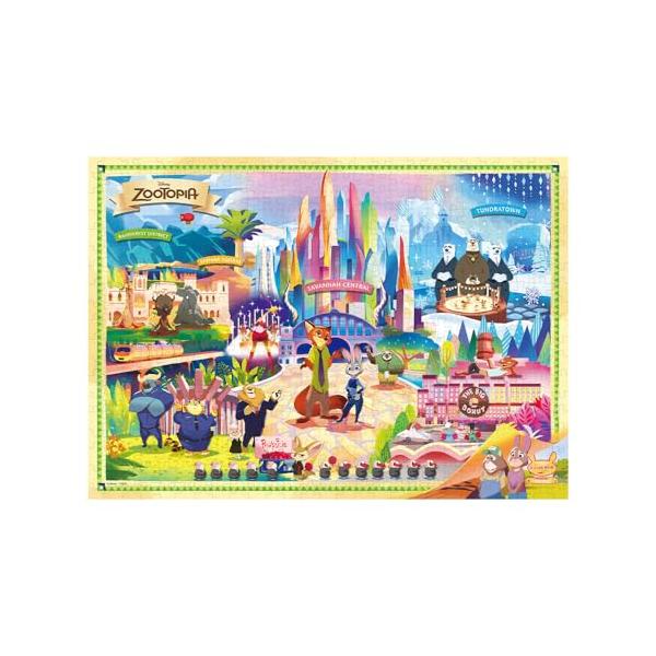 テンヨー 500ピース ジグソーパズル ディズニー ズートピアへようこそ