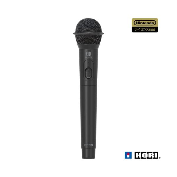 ホリ 【任天堂ライセンス商品】ワイヤレスカラオケマイク for Nintendo Switch【カラオケJOYSOUND対応】