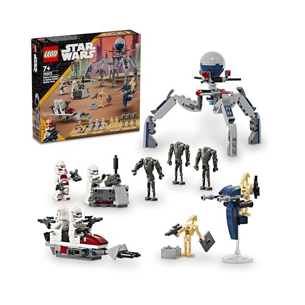 他サイト： レゴ(LEGO) スター・ウォーズ クローン・トルーパーとバトル・ドロイド バトルパック 75372 おもちゃ 玩具 ブロックの商品画像