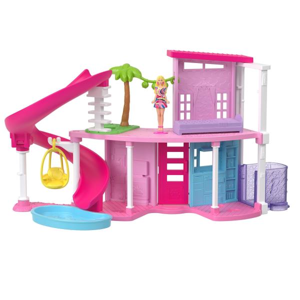 バービー(Barbie) ミニバービーランド　ドリームハウス マイクロドール1体付 きせかえ人形・ハウス ままごと・ごっこ遊び ドールハウス 6