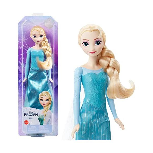 エルサ1・ブルー  HLW47・【内容】ディズニー映画『アナと雪の女王』に登場する、自信に満ち溢れたパワフルな女王をイメージしたエルサのドールです。映画で登場するファッションを再現していて、靴、布製のケープとスカートが含まれます。エルサの長...