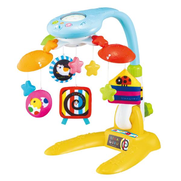 他サイト： ジョイパレット 泣きやむ! 笑う! ねんねも♪しましまぐるぐる4wayプロジェクターメリーの商品画像