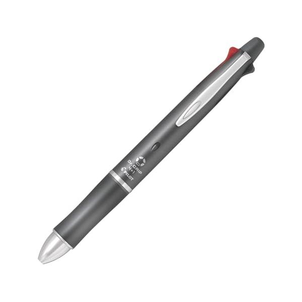 Pilot パイロット マルチ機能ペン Dr. Grip 4+1 0.5mm Acroインクボールペン 0.5mm シャープペンシル グレー (