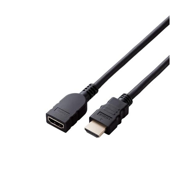 他サイト： エレコム HDMI 延長 ケーブル 50cm プレミアム 4K2K(60Hz) ECDH-HDEX05BKの商品画像