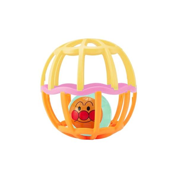 イエローイエロー/-/-・Style:イエロー・赤ちゃんがつかみやすい網目状のやわらかいボールです。・振るとしゃかしゃかと楽しい音が鳴ります。・中の玉にはアンパンマンがかわいくプリントされ、片側は透明でビーズの動きを目で見ても楽しめます。
