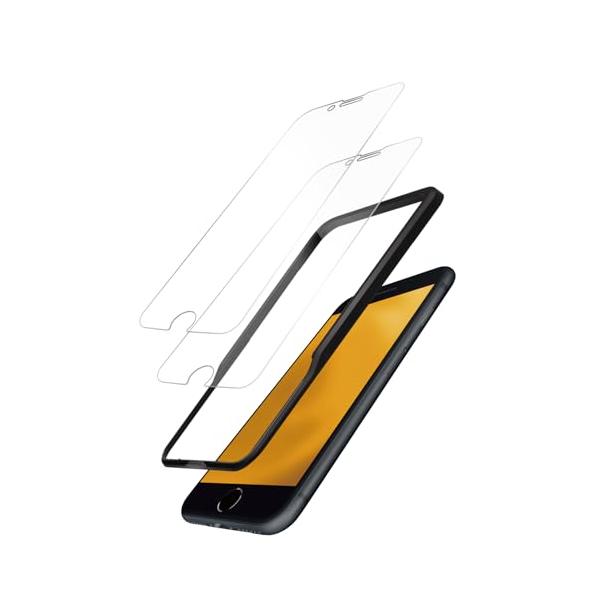 他サイト： エレコム iPhone SE 第3世代 ガラスフィルム 第2世代 / 8 / 7 強化 硬度10H 指紋防止 PMWA22SFLGGWの商品画像