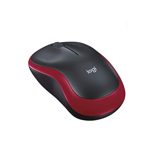 他サイト： ロジクール ワイヤレスマウス 無線 マウス M186RD 小型 電池寿命最大12ケ月 M186 レッド 国内正規品の商品画像