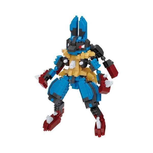 カワダ(Kawada)ナノブロック ポケットモンスター メガルカリオ RS NBPM_R11 4.5×14×18ｃｍ 12才以上 インテリア ホ