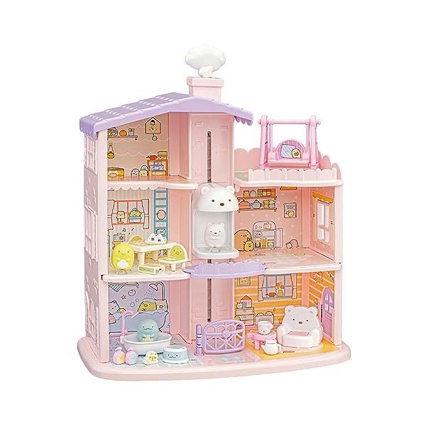 他サイト： タカラトミー(TAKARA TOMY) すみっコぐらし くっつきすみっコ まわそうしろくまエレベーター 3階だてのすみっコハウスの商品画像