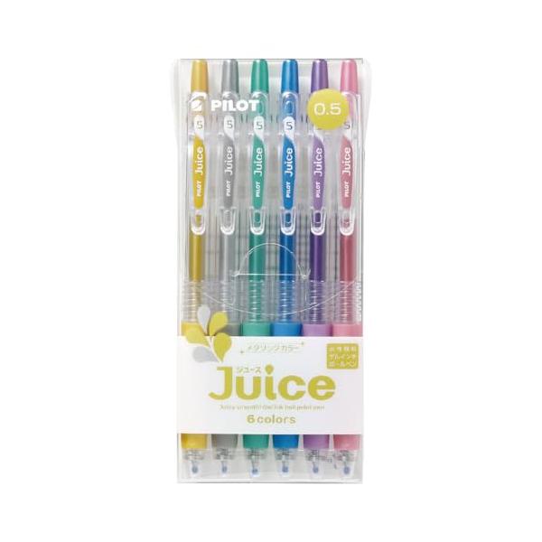 Pilot パイロット ゲルボールペン ジュース 0.5 メタリックカラー 6色 LJU60EF6CM