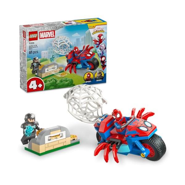 レゴ(LEGO) マーベル スパイディとすごいなかまたち バイクに乗ってライノを追うスパイディ 11206 おもちゃ 玩具 ブロック