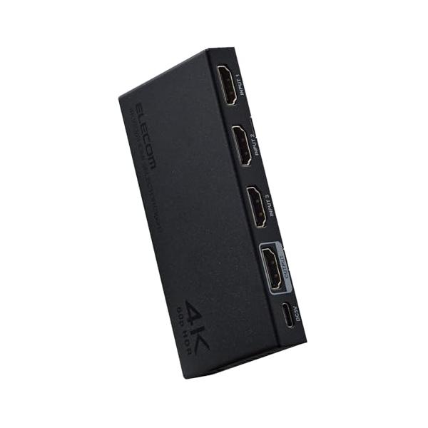 他サイト： エレコム HDMI切替器 (セレクター) 3入力1出力 4K(4096×2160)60Hz 選べる自動・手動切替機能 【PS4/PS5/Nintの商品画像