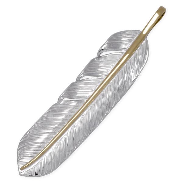 鷲見太郎tarowashimi K18 core feather pendant