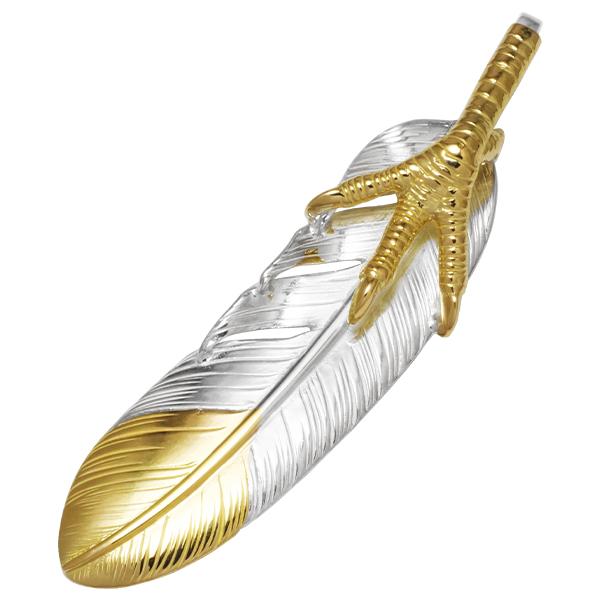 鷲見太郎 Taro Washimi ペンダント LフェザーK18イエローゴールド
