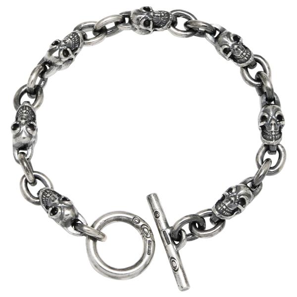 Gaboratory（ガボラトリー） ブレスレット 1/8スカル＆チェーンリンク