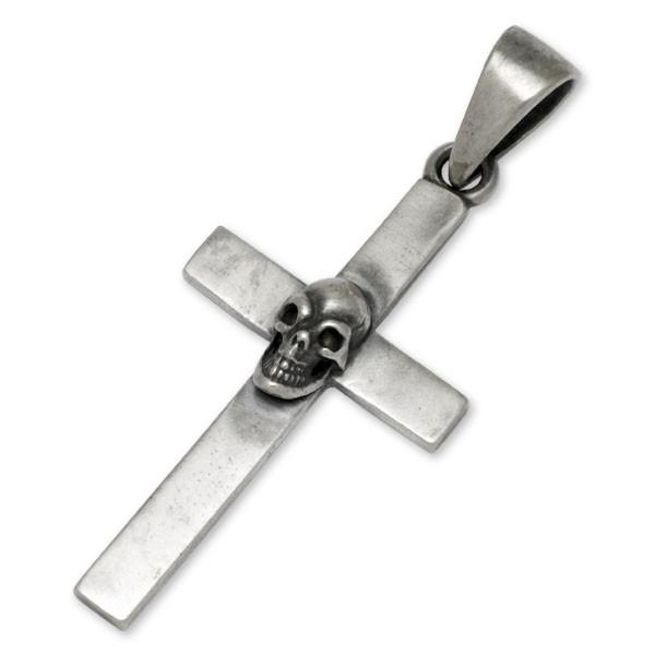 Gaboratory（ガボラトリー） ペンダント スカルオンプレーンクロス1/16