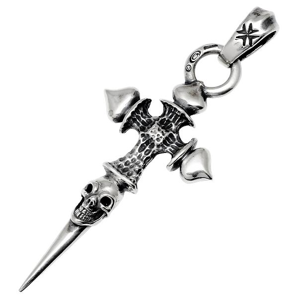スカル クロス ペンダント 925刻印　ガボールタイプ カタログギフトも！ スカル クロス ペンダント 925刻印 ガボールタイプ