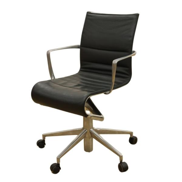 カッシーナ アリアス ローリングフレームプラス ティルト OAチェア 黒