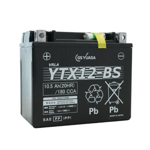 GSユアサ 未使用品 GS YUASA バイク用バッテリー TYX12-BS VRLA 12V