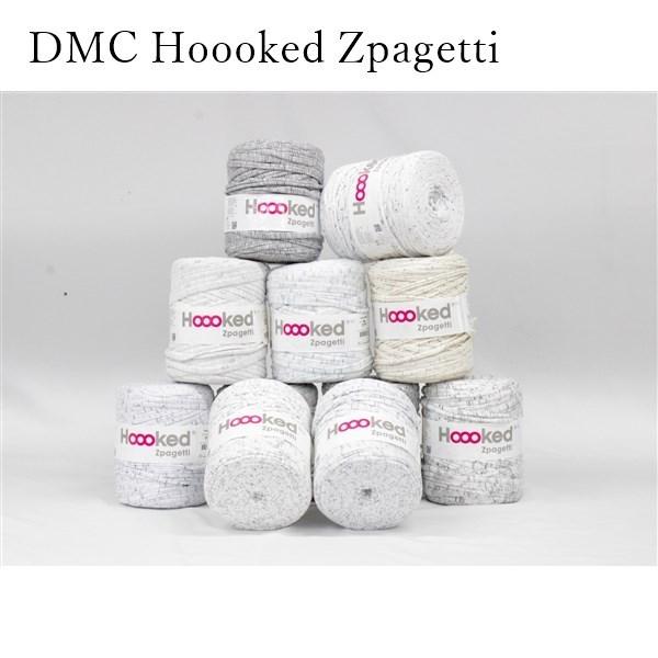 DMC Hoooked Zpagetti フックドゥ ズパゲッティ 超極太 800JPSTRACCIAY ストライププリント 約 120m 爆買