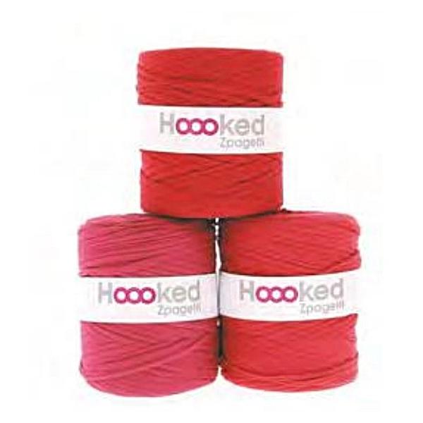 DMC Hoooked Zpagetti フックドゥ ズパゲッティ 超極太 800Red レッド 約 120m 爆買