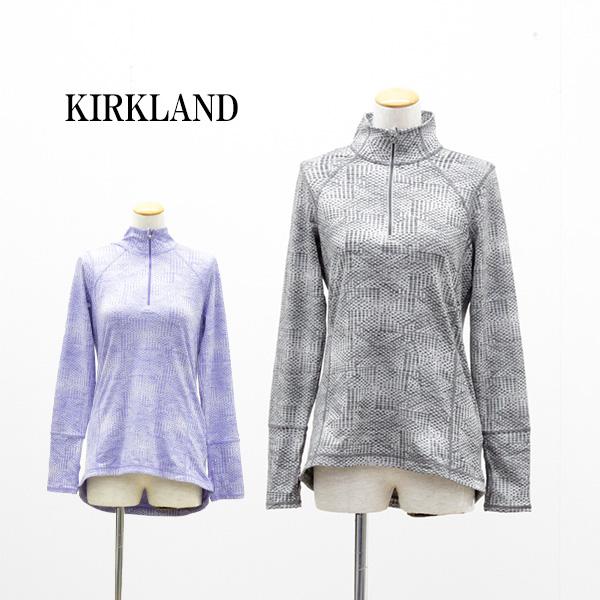 アウトレット KIRKLAND カークランド レディース スポーツ クォーター 1/4ジップ アクティブプルオーバー  春 夏 秋 冬 7201710 P502ノ 爆買