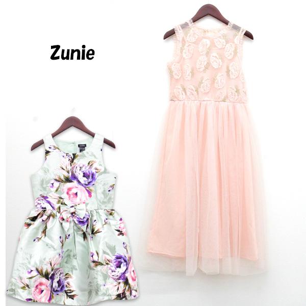 アウトレット Zunie キッズ ワンピース ガールズ チュールドレス オールシーズン 1101587 P652 爆買