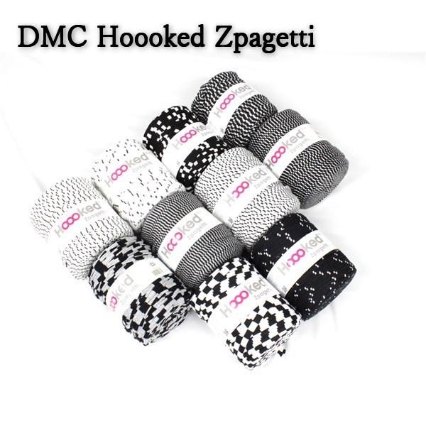 送料無料 アウトレット DMC Hoooked Zpagetti フックドゥ ズパゲッティ  小物 超極太 800JP STR ストライププリント 爆買