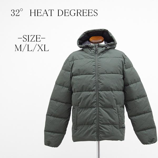 アウトレット 32HEAT DEGREES メンズ ダウン 軽量ジャケット 冬 23603