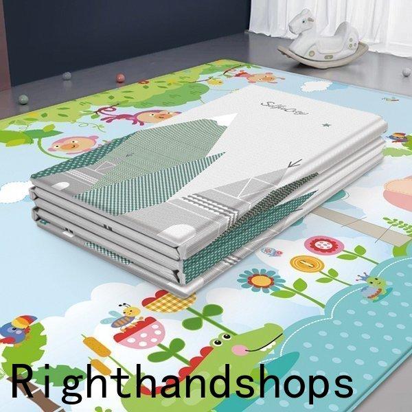 【環境にやさしい素材】高密度なXPE素材が採用され、保温性に優れて、耐久性も抜群。安全無毒でやわらかなベビープレイマットは衝撃を吸収し、肌にも優しく、プロック遊びやハイハイの練習などにもおススメ！赤ちゃんが寝返りしやすく、お母さんも添寝をし...