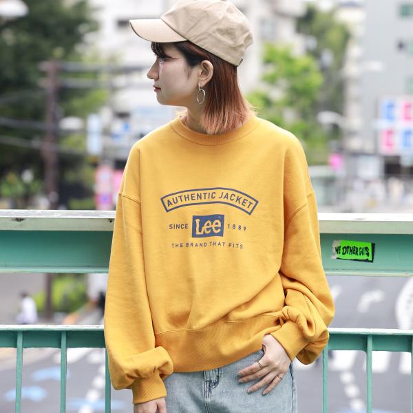 （リー）Lee カレッジロゴプリントスウェット :0000242004646
