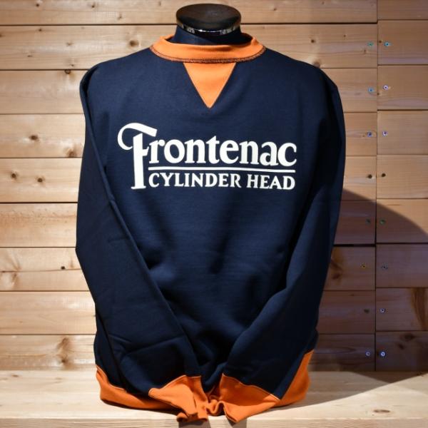 フリーホイーラーズ Freewheelers スウェット "Frontenac" #2334006 Col:J.Navy*B.Orange