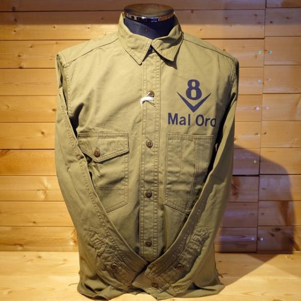 フリーホイーラーズ Freewheelers 長袖シャツ "Mal Ord" #2523004 Col:L.K.Olive
