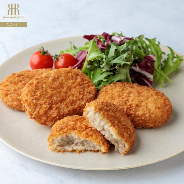 北海道産の男爵と松阪牛を使用した松阪牛とじゃがいものコロッケ。◆原材料名：じゃがいも(北海道産)、牛肉(三重県産)、たまねぎ、砂糖、牛脂、パン粉、醤油、食塩、香辛料、衣（パン粉、小麦粉、でん粉、植物油脂、食塩、砂糖）／増粘多糖類、乳化剤、膨...