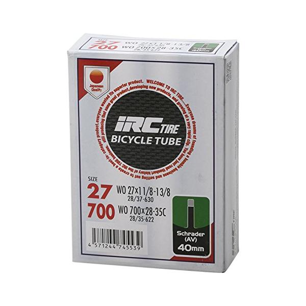 iRC 自転車 チューブ W/O 700×28C-35C 米式バルブ 28950J