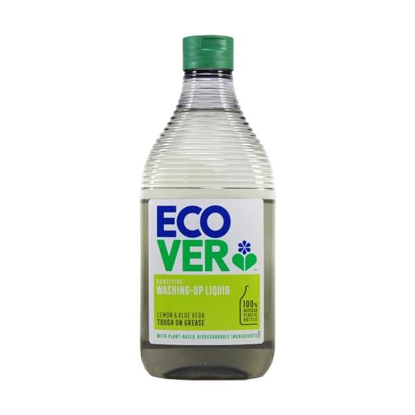 他サイト： エコベール 食器用洗剤 本体 レモンの香り 450ml ecover 手に優しい 植物由来 赤ちゃん 食器洗剤 キッチン洗剤 台所用洗剤 油汚れ 手荒れの商品画像